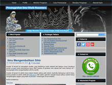 Tablet Screenshot of majapahitsakti.com